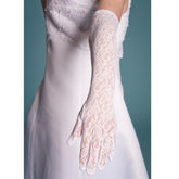 Girls Elbow Length Lace Gloves - Kizzies, Accessories - Childrens Wear
